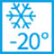 Garantierter Betrieb bis zu -20°C