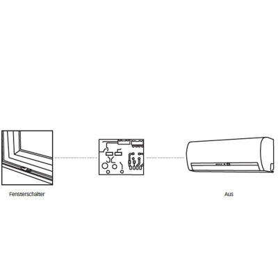 Toshiba TCB-IFCB5-PE Fensterkontaktplatine