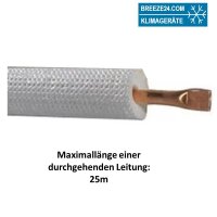 5/8" (15,88mm) Einzel-Kältemittelleitung isoliert