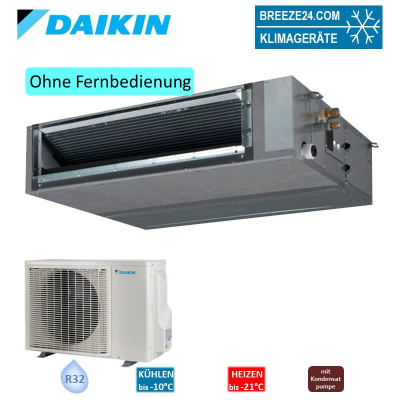 Daikin Set Kanalgerät 3,4 kW - FBA35A9 + RXM35A für 1 Raum mit 35 - 40 m² | R32
