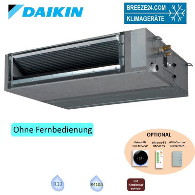 Daikin Kanalgerät 13,4 kW - FBA140A R32 oder R410A | Raumgröße 140 - 145 m²