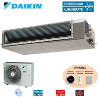 Daikin Set Kanalgerät Alpha-Serie12,1 kW - FDA125A +...