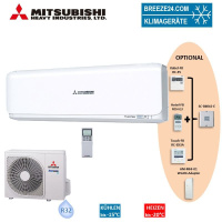 Mitsubishi Heavy Set Wandgerät 2,0 kW - SRK20ZSX-W +...