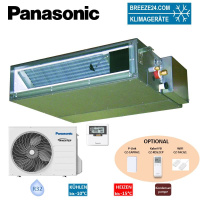 Panasonic Set Kanalgerät 2,5 kW - CS-Z25UD3EAW +...