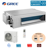 GREE Set Kanalgerät 3,5 kW - GUD35P1 + GUD35W1/NhA-S...