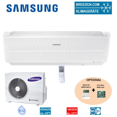 SAMSUNG Set Wandgerät WindFree 3,5 kW - AR 12 RXPXBWKN + AR 12 RXPXBWKX R32 | Auslaufmodell