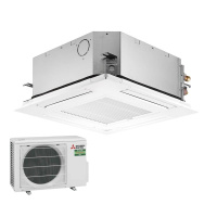 Mitsubishi Electric Set 4-Wege-Deckenkassette 3,5 kW -...