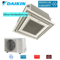 Daikin Set Deckenkassette Euroraster silber 5,7 kW -...