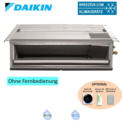 Daikin Kanalgerät 5,0 kW - FDXM50F9 R32 oder R410A | Raumgröße 50 - 55 m²
