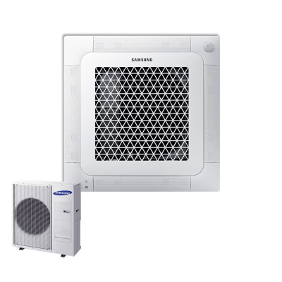 Samsung Set 6,8 kW - AC 071 RNNDKG Mini-Kassette Wind-Free + Blende PC4SUFMAN + AC 071 RXADKG R32 Klimaanlage BAC/NASA