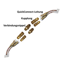 Kupplung zur Verlängerung von QuickConnect-Leitungen...