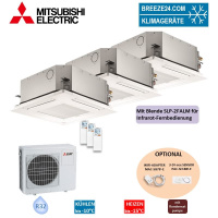 Mitsubishi Electric 4-Wege-Deckenkassette Set SLZ-M25FA +...