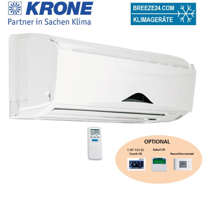Krone Kaltwasser-Wandgeräte 3,7 kW - WLT 38 EC Gerät mit 3-Wege-Ventil