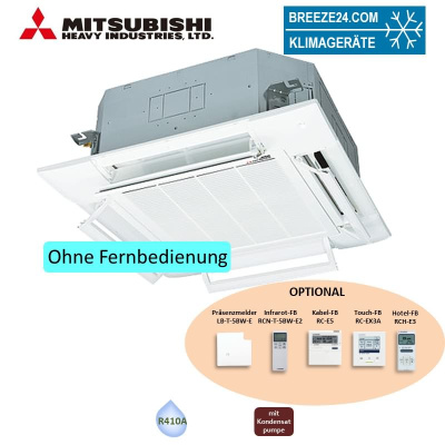 Mitsubishi Heavy 4-Wege-Deckenkassette 3,6 kW - FDT36KXZE1 Komfortpaneel KX R410A