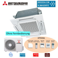 Mitsubishi Heavy Set 4-Wege-Deckenkassette Euroraster...