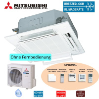 Mitsubishi Heavy Set 4-Wege-Deckenkassette 13,6 kW...