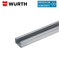 Würth Profilschiene gelocht  L x B x H 2 x 1000 mm x...