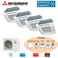 Mitsubishi Heavy Set 4 x 4-Wege-Deckenkassetten...
