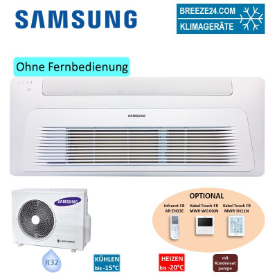 Samsung Set 2,6 kW - AC 026 RN1DKG 1-Weg-Deckenkassette + Blende PC1NWFMAN + AC 026 RXADKG BAC NASA