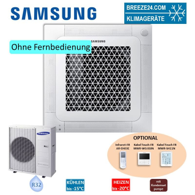 Samsung Set Deckenkassette Wind-Free 7,1 kW AC 071 RN4DKG 840 x 840 + Blende PC4NUFMAN + AC 071 RXADKG R32 Klimaanlage BAC/NASA