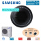 Samsung Set Deckenkassette Round Airflow 12,0 kW AC 120 RN4PKG + Blende PC4NBNMAN schwarz + AC 120 RXADNG R32 Klimaanlage 400V