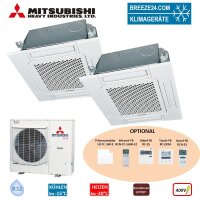 Mitsubishi Heavy Set 2 x FDTC60VH 4-Wege-Deckenkassette...