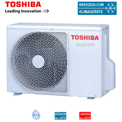 Toshiba Außengerät 2,0 kW - RAS-07J2AVSG-E für 1 Innengerät | 20 - 25 m² - R32