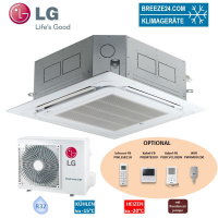 LG Set 3,4 kW - UT12FH NQ0 4-Wege Deckenkassette...