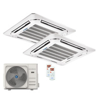 Kaisai Set 3,5 kW 4-Wege-Deckenkassette Euroraster 2 x...