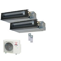 Mitsubishi Heavy Set 2 x Kanalgeräte 2,5/6,0 kW -...