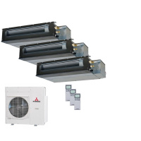 Mitsubishi Heavy Set 3 x Kanalgeräte 3,5/6,0kW 2 x...