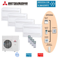 Mitsubishi Heavy Set 4 Truhengeräte 3,5kW 4 x...