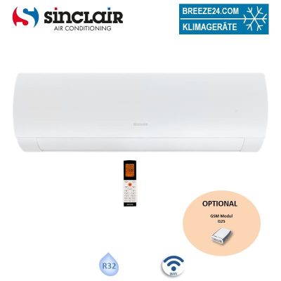 Sinclair Wandgerät TERREL SIH-24BIT2W weiß 7,0 kW | Raumgröße 70 - 75 m² | WiFi