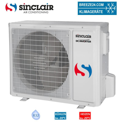 Sinclair ASGE-30BI2 Außengerät 8,5 kW für 1 Innengerät | 85 - 90 m² - R32