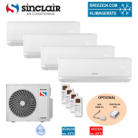 Sinclair Set 4 Wandgeräte RAY 2,7/3,2/4,6 kW...
