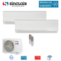 Sinclair Set 2 Wandgeräte KEYON 2,7/4,6 KW SIH-09BIK...