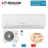 Sinclair Set Wandgerät RAY 3,2 kW - SIH-12BIR3 +...