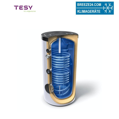 TESY EV 11/5 S2 400 75 Pufferspeicher emailliert für Solar-/Boileranlagen 400 L mit 2 Wärmetauscher