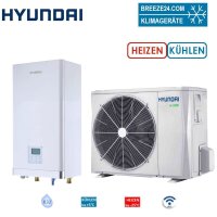 Hyundai Wärmepumpen Set Arctic HYHA-V10W/D2N8-B +...