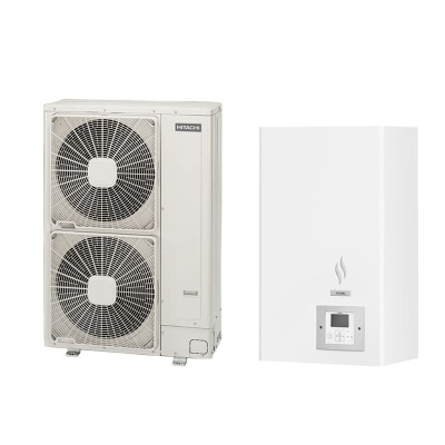 Hitachi Wärmepumpen Set YUTAKI S 11,0 kW RAS-4WHNPE + RWM-4.0N1E - Außengerät + Hydromodul 400 V