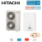 Hitachi Wärmepumpen Set YUTAKI S 16,0 kW RAS-6WHVNPE + RWM-6.0N1E - Außengerät + Hydromodul