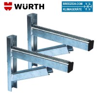 Würth Schwerlastkonsolenset  Länge: 800 mm