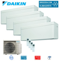 Daikin Set 4 Wandgeräte Stylish WiFi 1,5/3,4/5,0kW...