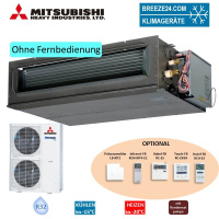 Mitsubishi Heavy Set Kanalgerät 10,0 kW - FDU100VH +...