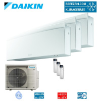 Daikin Set 3 Wandgeräte Emura WiFi 2,3/4,8 kW -...