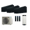Daikin 4MWXM52A9 Multi+ Set 3 x Emura Wandgeräte WiFi FTXJ20AB  + Warmwassertank 120L EKHWET120BV3
