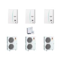 Mitsubishi Electric Wärmepumpen Kaskaden Set MZ...