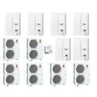 Mitsubishi Electric Wärmepumpen Kaskaden Set MZ...