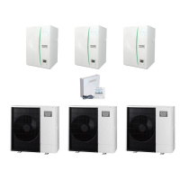 Mitsubishi Electric Wärmepumpen Kaskaden Set MP 3.85...