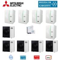 Mitsubishi Electric Wärmepumpen Kaskaden Set MP 5.85...